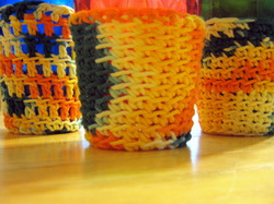 crochet glass cozy free pattern