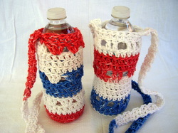 crochet water bottle cozy free pattern